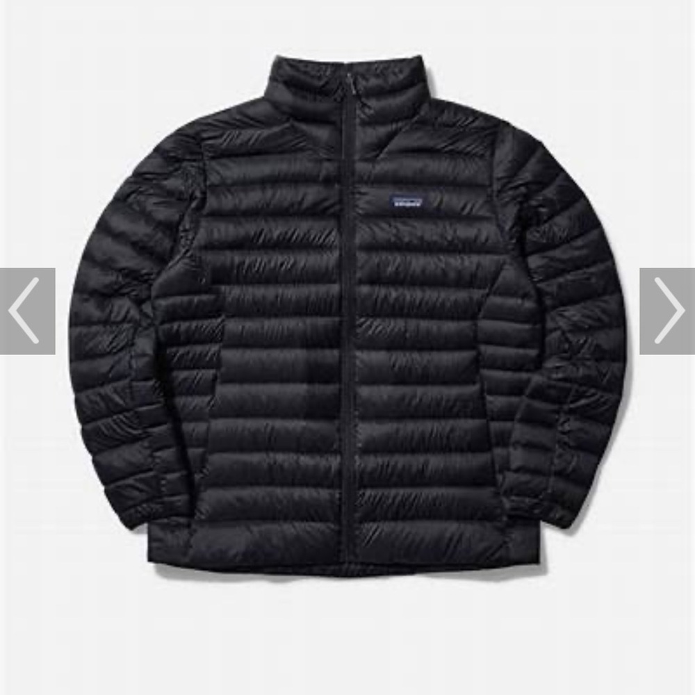 Patagonia black kids down jacket size XS 5-6